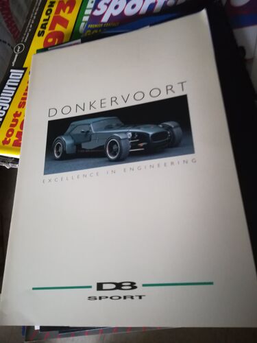 Brochure Donkervoort D8 Sport