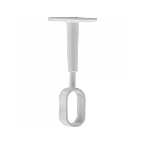 Support de penderie réglable Ø30x15mm - blanc