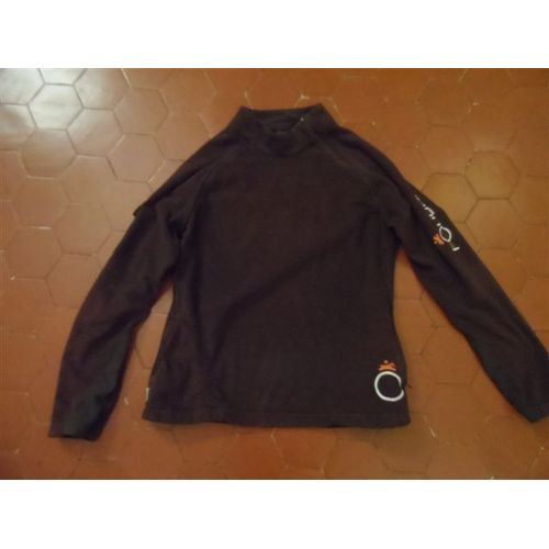 Sweat D'équitation Polaire Marron Fouganza