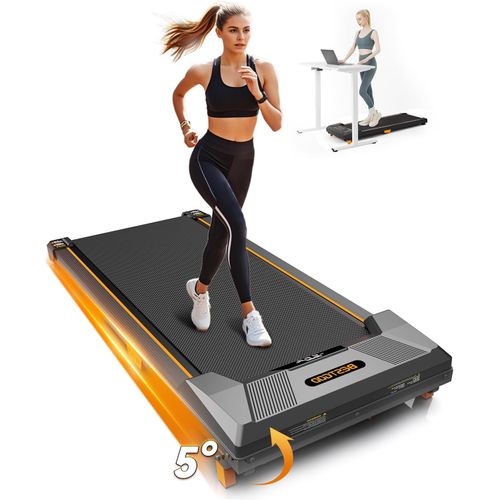 Mevronisshop-Tapis De Course Bestgod, Tapis De Marche Inclinable Sous La Table, Walking Pad 2,5 Cv, Mini Tapis Roulant Compact, Treadmill Avec Télécommande, Capacité De Charge 150kg, Pour La Maison E