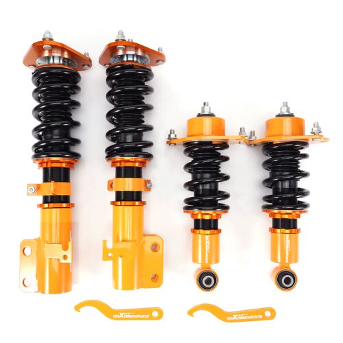 Amortisseurs Combin¿¿S Filet¿¿S Coilovers Pour Toyota Celica 2000-2006 Gt Gts Zzt230 Zzt231 Orange