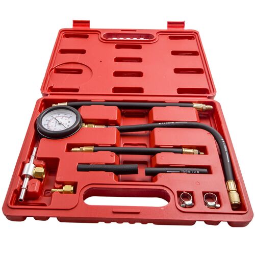 Pompe ¿¿ Huile-Carburant Pression Testeur Outil Manom¿¿Tre Diesel Essence Voiture Coffret Outillage