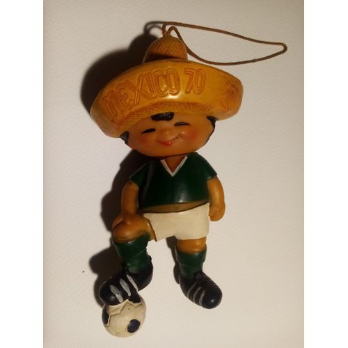 Figurine "Juanito", Mascotte De La Coupe Du Monde De Football, Mexique 1970