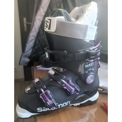 Chaussures De Ski Femme, Marque Salomon, Modèle Quest Access, Taille 39, Utilisées Une Seule Saison, En Parfait État