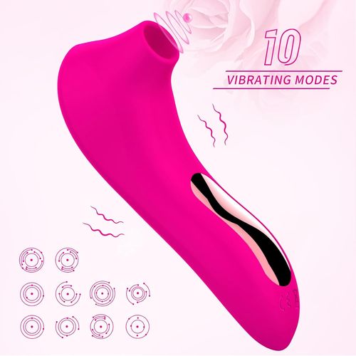 Clitoris Ventouse Vagin Sucer Vibrateur Clitoris Stimulateur Fellation Oral Mamelon Jouets Sexuels Pour Femmes Adultes Masturbateur, Suceur 5 + 7 Modes Sextoys Couple Plaisir Gode Femme Vibro-Masseur