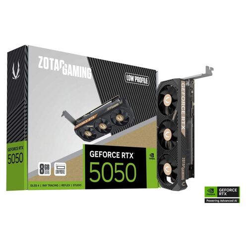 ZOTAC GAMING - Carte graphique - GeForce RTX 5050 - 8 Go GDDR6 - PCIe 5.0 x8 profil bas - 2 x DisplayPort, HDMI