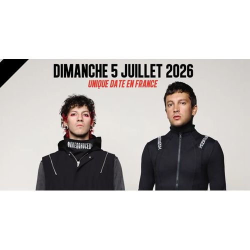 Billet De Concert Twenty One Pilots - La Citadelle Arras - 05/07/26