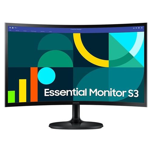 Samsung S24D364GAU - S36GD Series - écran LED - incurvé - 24" - 1920 x 1080 Full HD (1080p) @ 100 Hz - VA - 250 cd/m² - 3000:1 - 4 ms - HDMI, VGA - noir