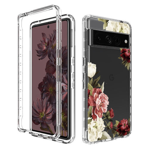 Coque pour Google Pixel 7 Pro Transparente Fleurs