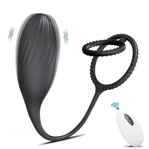 vibrating anal dildo Wireless Vibrating Butt Plug Anal Sex toy for Women Men Beads Adult Toys  Massage main image 0