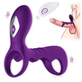 Anneaux Péniens Avec Vibromasseur, Jouets Sexuels Pour Couples Masseur Pompe À Pénis,10 Modes,Vibromasseur À Succion Pour Couple 3 En 1, Anneau Pénien Sans Fil, Anneau Pénien À Moteur Pour Touristes