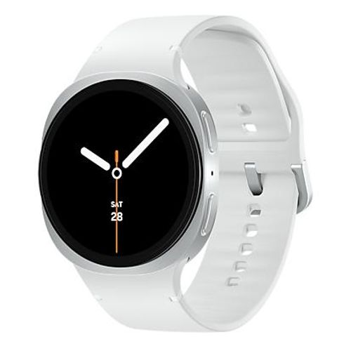 Samsung Galaxy Watch 8 1.5" - 44 mm Argent bracelet Blanc GPS - Wifi