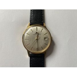 Montre Jaeger-Lecoultre Mécanique De 1965 En Or Jaune 18k Avec Poinçon.