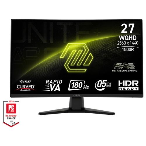 MSI MAG 274CQF 27" LED Rapid VA QHD 180Hz Incurvé