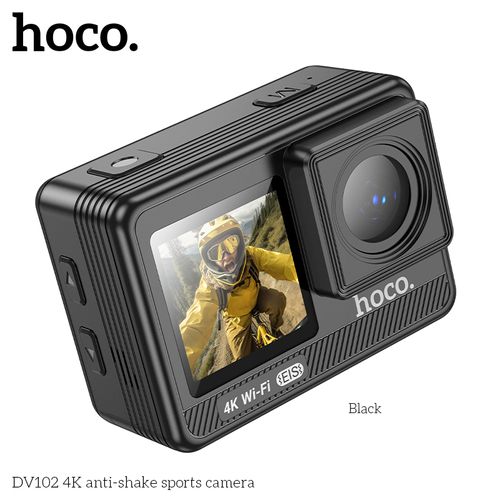 HOCO Caméra d’action 4K, HDMI , WIFI, étanche avec boitier