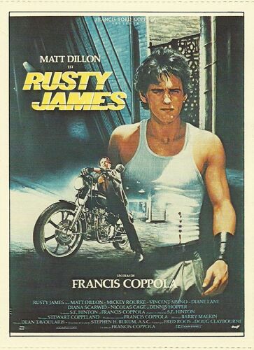 Mini Affichette De Cinéma "Rusty James" Film De Francis Ford Coppola De 1983