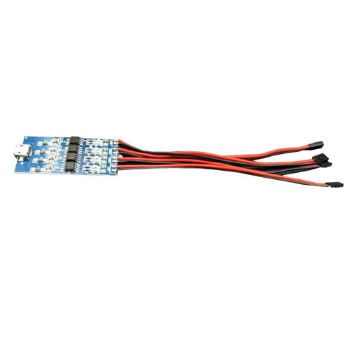 Uruav Sl03 Vol De Nuit Sans Fil Led Flash Lumière Intégrée 85mah Lipo Batterie Pour Avion Rc Rc Fpv Racer Drone-Générique