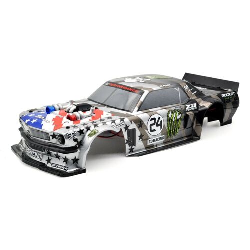 Zd Racing Ex16 S16 1/16 Rc Car Spare Body Shell W/Sticker Sheet Painted 6650 Vehicles Models Parts Accessories-Générique