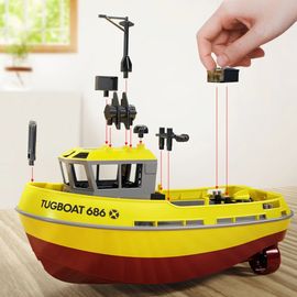 Sg Pinecone Forest Sg686 2.4g 1/72 Bateau Rc Puissant Moteur Double Sans Fil Télécommande Électrique Remorqueur Modèle Jouets Pour Garçons Cadeau-Générique