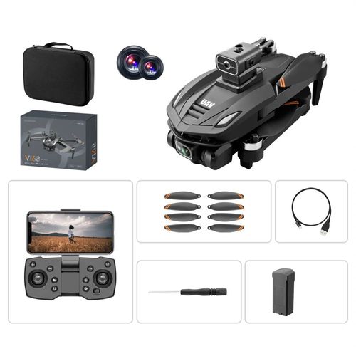 Wlrc V168 Pro Max Gps 5g Wifi Fpv Avec Double Caméra Hd Servo Gimbal 360 Évitement Intelligent Des Obstacles Flux Optique Hover Sans Balais Drone Quadcopter Rtf Pliable