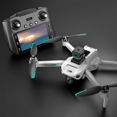 Ylr/C S159 Gps 5g Wifi Fpv Avec Contrôleur À Écran Lcd De 5,9 Pouces,Caméra Dual 720p Hd,Stabilisateur Servo,Évitement D'obstacles À 360 ,Drone Quadricoptère Rc Pliable Sans Balais Rtf