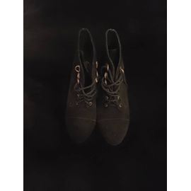 Bottines A Talons En Cuir Noir 37 Eram.