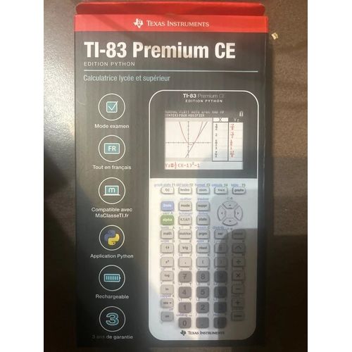 Calculatrice TI-83 Premium CE édition Python.Texas instruments . Neuve.