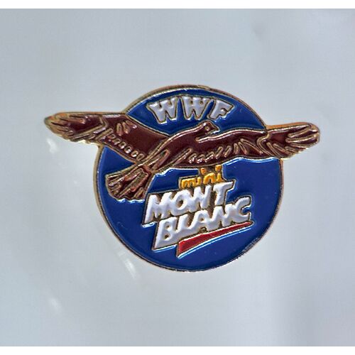 Pins Alimentation Chocolat Mont Blanc. Pins Aigle Wwf.