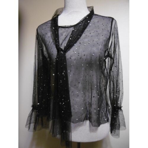 Luna Design Blouse En Resille Avec Étoiles T 38