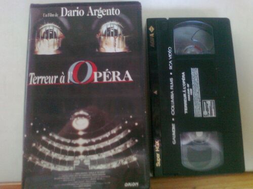 Cassette Vidéo Vhs - Terreur À L'Opéra - Cristina Marsillach