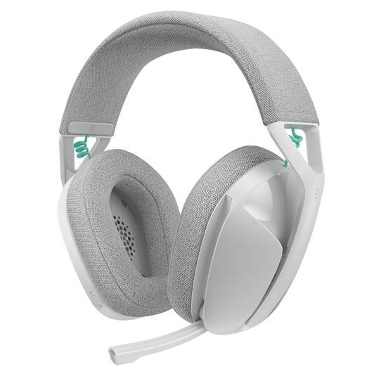 Logitech G G321 - Micro-casque - circum-aural - Bluetooth / LIGHTSPEED - sans fil - USB-A via adaptateur Bluetooth - blanc