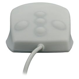 MCL - Souris - étanche, silicone - optique - 5 boutons - filaire - USB - blanc