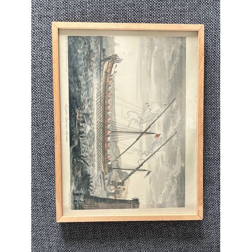La Galère Patronne Gravure Marine
