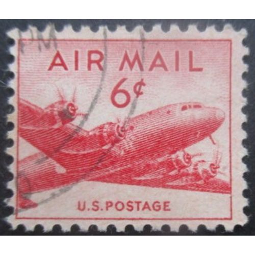 Etats-Unis Poste Aérienne N°35 Avion Oblitéré