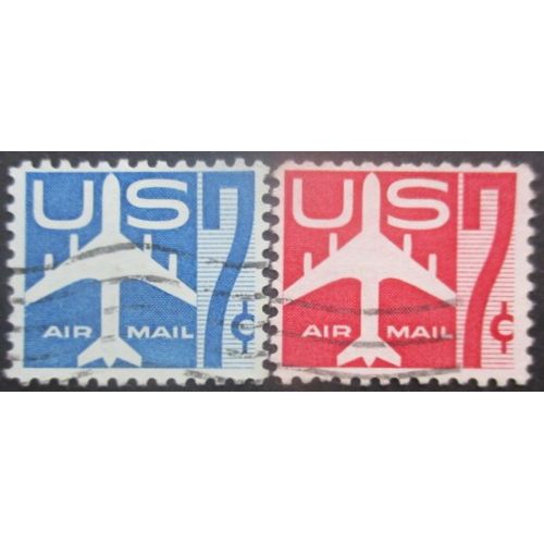 Etats-Unis Poste Aérienne N°50 Et 51 Oblitérés