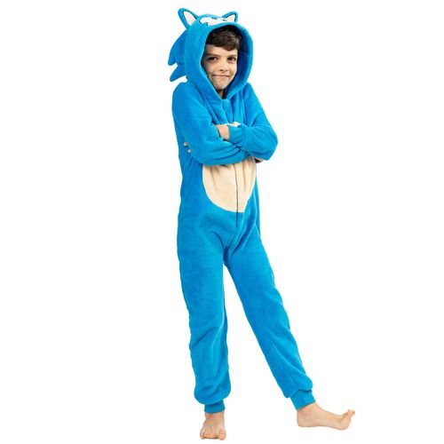 Combinaison Sonic Enfant - Taille: 4 - 6 Ans (110 Cm)
