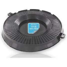 Filtre à charbon DL-pro - Compatible avec AEG, Electrolux 9029793610, 48400008783, E3CFT48, EHFC48, Type 48, AMC037, Whirlpool, 48400008783