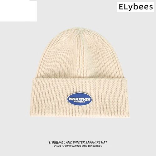 Bonnet En Laine Tricoté Pour Hommes Et Femmes, Bleu, Taille Unique, Idéal Pour L'automne Et L'hiver, Élégant Et Chaud, Style Tendance