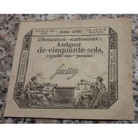 Assignat De Cinquante Sols