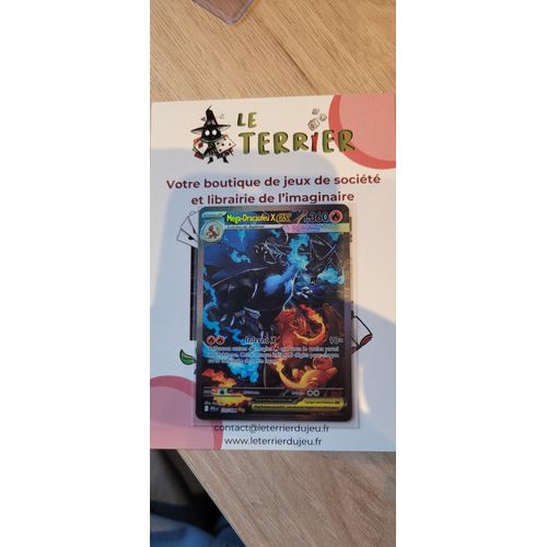 Mega Dracaufeu X Ex Sorti Du Booster Flamme Fantasmagorique Le 29/11/25 Dans La Boutique Le Terrier A Nozay 44. État Neuf.