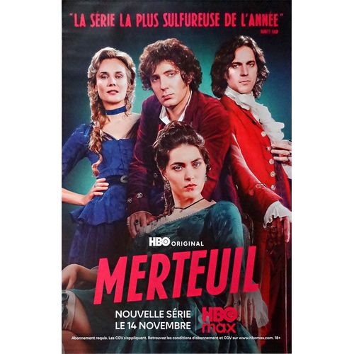 Affiche Publicitaire Roulée 120x175 Cm - Merteuil [Série Hbo] - Anamaria Vartolomei, Diane Kruger, Vincent Lacoste, Lucas Bravo