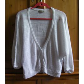 Gilet Blanc In Extenso - Taille Xxl