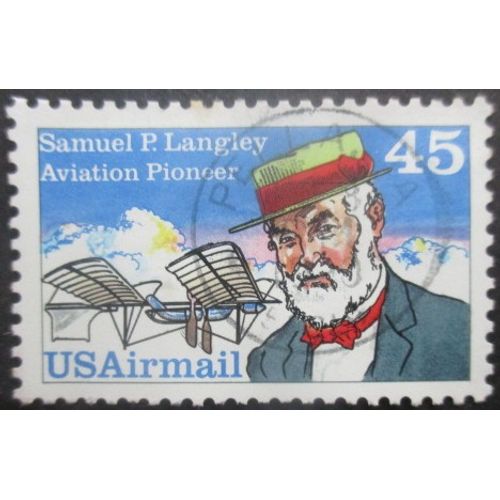 Etats-Unis Poste Aérienne N°112 Langley Oblitéré