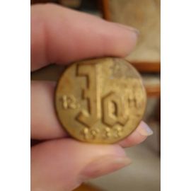 Insigne Allemand 1933 Référendum Votez "Ya" (Oui)