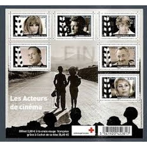 Grands Noms Du Cinéma Français Feuillet 4690 Année 2012 N° 4690 4691 4692 4693 4694 4695 Yvert Et Tellier Luxe