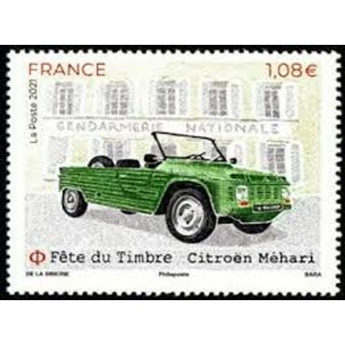 Fête Du Timbre : Voitures Anciennes : Citroën Méhari Année 2021 N° 5519 Yvert Et Tellier Luxe