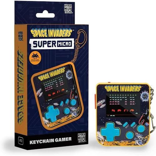 Super Micro Space Invaders Porte Clefs Gamer
