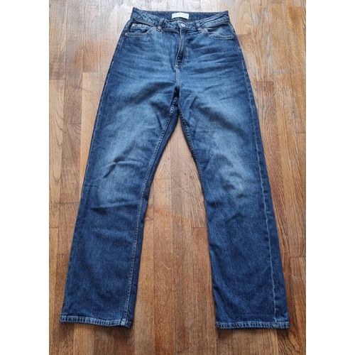 Jean Femme Coupe Droite Bleu Primark Taille 36 S