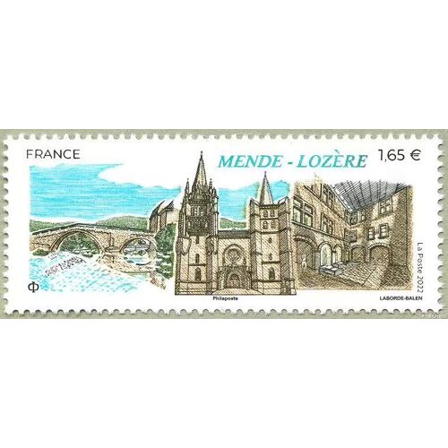 France 2022, Très Beau Timbre Neuf** Luxe Yvert 5632, Mende, Lozère.