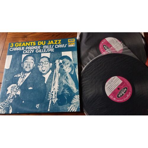 3 Géants Du Jazz : Charlie Parker - Miles Davis - Dizzy Gillespie